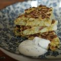 Galettes de chou-fleur d'après Ottolenghi