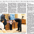 Le petit garçon et les cheveux d'Obama (NY Times)