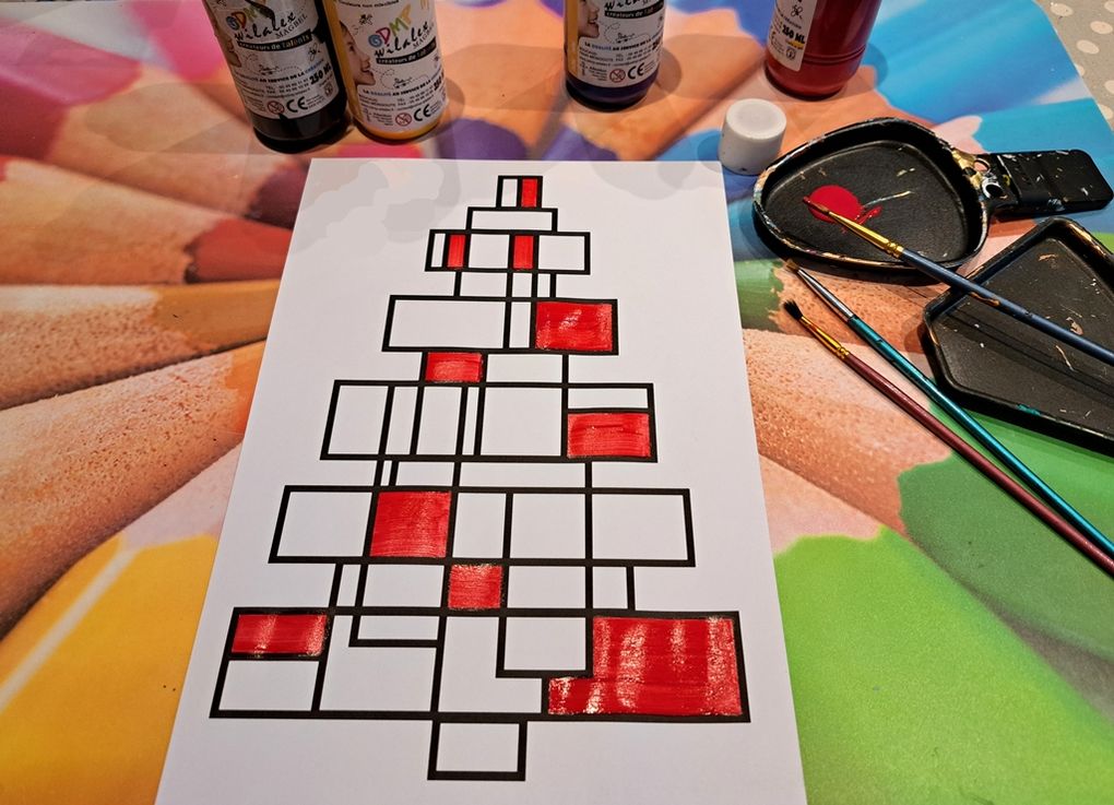 Le sapin Mondrian