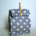 Lunch bag gris