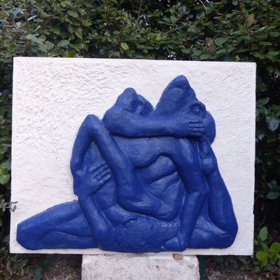Bas-relief en pierre