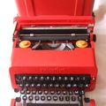 Machine à écrire Valentine Ettore Sotssass