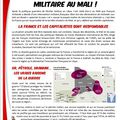 tract du MJCF 69 contre la guerre impérialiste au Mali