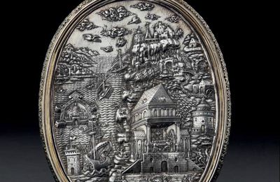 Miroir en argent, vers 1580-1600, apparemment sans poinçon