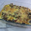 Clafoutis aux aubergines et jambon