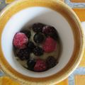 Mug financier aux fruits rouges