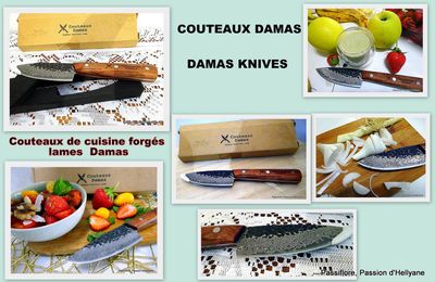 Couteaux de Cuisine Forgés - Couteaux Damas - Damas Knives