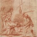 Attribué à Giovanni Bilivert (1576 - c. 1644)  Le décollement de Saint Jean-Baptiste 
