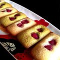 Financiers à la Framboise et Framboises/Pistache