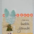 DIY project life card: Botanical Blooms serie #2