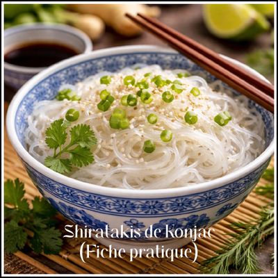 Shiratakis de Konjac (Fiche pratique)