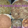 Tarte banane chocolat noisettes