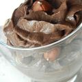 Mousse végétale ou ganache chocolat-noisette