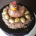 Gâteau de Pâques au chocolat : la poule aux œufs d’or.