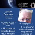 Questions de temps et d’espace invite et parrain Jackie Despriee