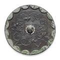 A bronze circular 'Dragon' mirror, Mid Western Han dynasty, 2nd century BC
