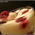 Tiramisu aux framboises