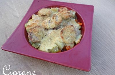 Gratin d'andouillette