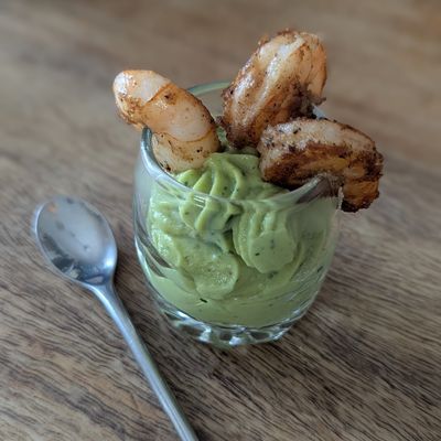 Verrine avocat wasabi