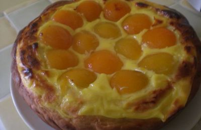 TARTE BRIOCHEE A L'ABRICOT