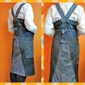 Upcycling DIY : un jeans d'homme devient une robe à bretelles :