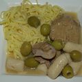 Blanquette de veau aux olives