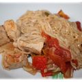 Nouilles chinoises au poulet ( Cookéo )