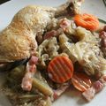 Cuisses de poulet au chou vert