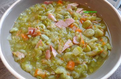 Soupe de Fèves au Lard traditionnelle