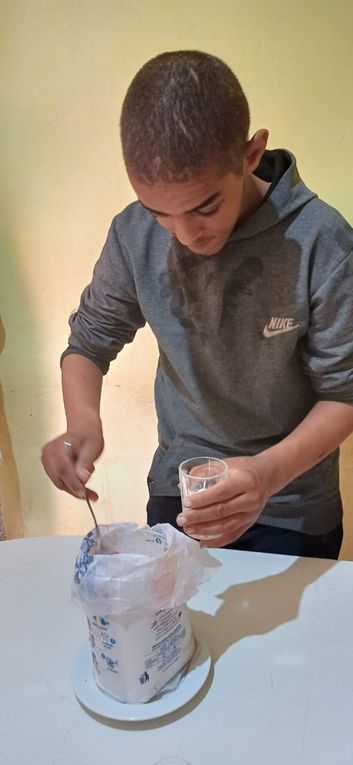 La réalisation d'une confiture de grenades et sa dégustation