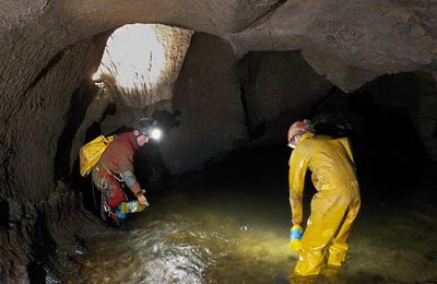 Cueva de la Vallina - Traçage d'avril 2015