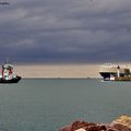 La Havre, a l'entrée du port.