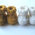 [Baby shower] : Duo de petits chaussons 