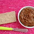 tartinade chocolatée hyperprotéinée au konjac (diététique, allégée, végétalienne, sans beurre ni sucre et très riche en fibres)