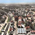 Gare vue du ciel : Deuil-la-Barre (Val d'Oise)