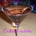 Cocktail à la violette + tags