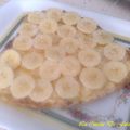 Tarte banane, ananas sur sa crème pâtissière