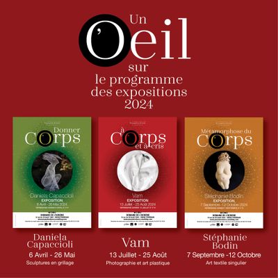 Expositions de Daniela Capaccioli, VAM & Stéphanie Bodin