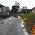 Villecomtal-sur-Arros: L'Arros sort de son lit...