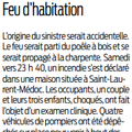 Incendie d'habitation