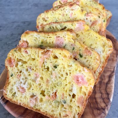 Cake au saumon fumé