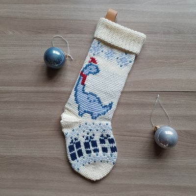 une chaussettes de Noël pour Thomas