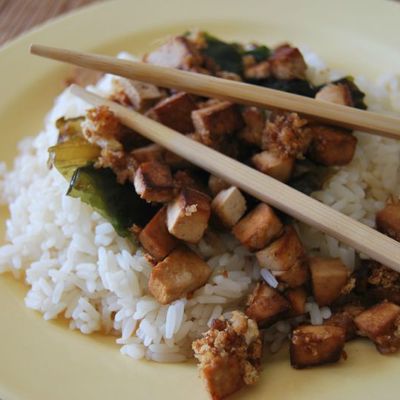 Tofu pané aux algues wakamé