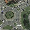 Rond-point à Charleroi (Belgique)