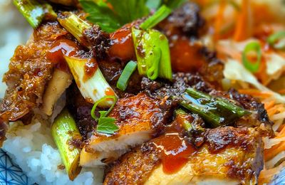 Poulet au gingembre et miel