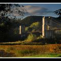 LE VIEUX PONT DE ROCHEMAURE  (ARDECHE)