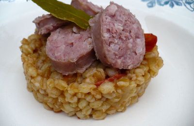 Saucisse de Molène à l'épeautre "tomaté"