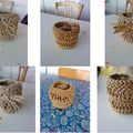 Atelier petit pot de verre macramé