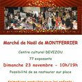 Expo de mes créations au Marché de Noël de Montferrier sur Lez dimanche 23/11/14