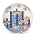 A porcelain dish, Nabeshima Ware, Okawachi official kilns, Hizen (Imari City), Late 17th - early 18th century